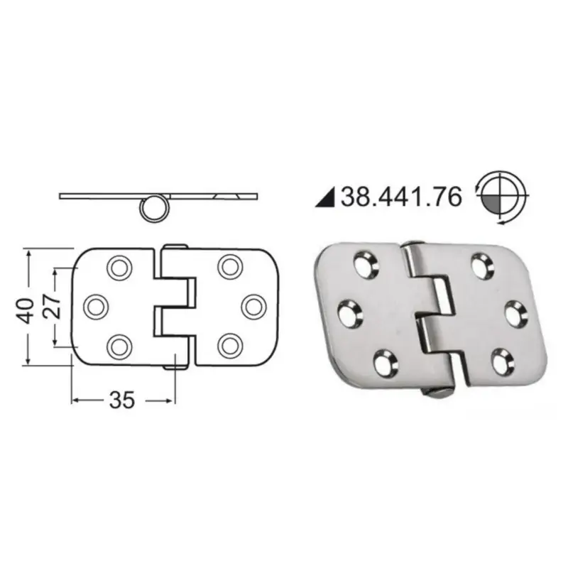 Cerniera 2 mm Economico