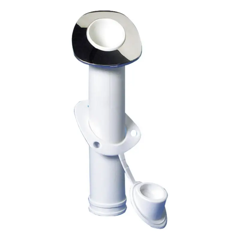 Vendita Finale Portacanna da incasso con flangia inox, inclinazione 60