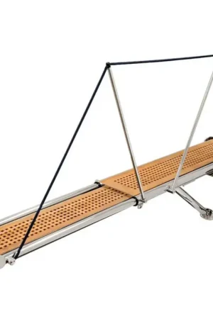 Passerella idraulica telescopica BRIDGE con struttura in acciaio inox AISI 316 lucidato a specchio Occasione