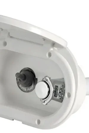 Box doccia con doccia a pulsante Mizar con interruttore stagno acceso / spento Esclusivo