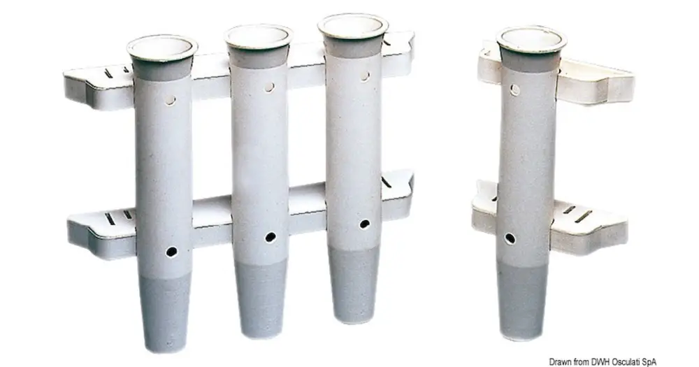 Portacanne parete nylon bianco 3 posti Compra Oggi Stesso