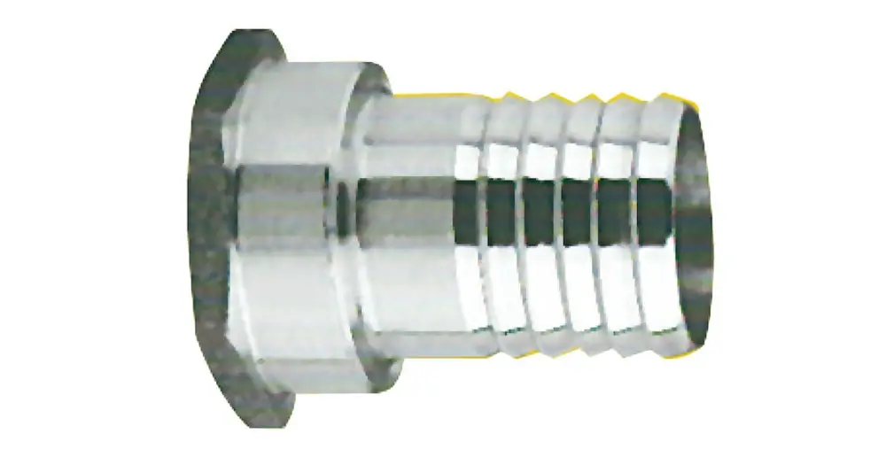 Spedito Oggi Portagomma inox femmina 1”1/2 x 45