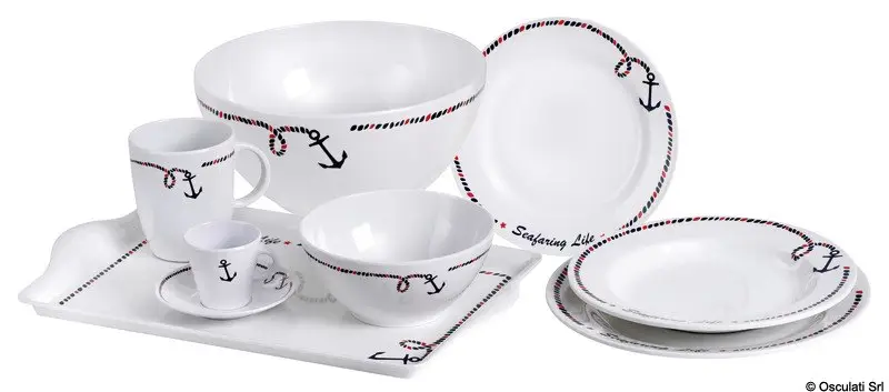 Set 6 piatti dessert antiscivolo Ø 20 cm Direttamente Dal Produttore