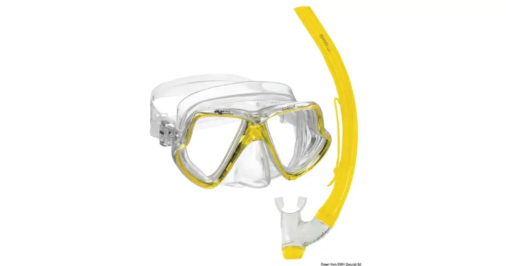 Set maschera e boccaglio PVC bambino Spedito Oggi