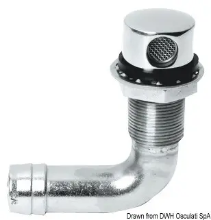 Sfiato inox 90° 19 mm Super Prezzo