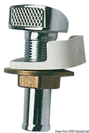 Sfiato carburante in ottone cromato Professionale