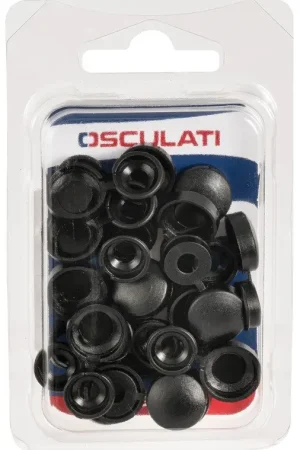 Orli sottovite Shure Caps neri (blister 20 pz) Più Venduto