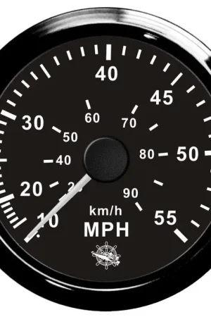Spidometro Pitot 0-55 MPH nero/nera Occasione Imperdibile