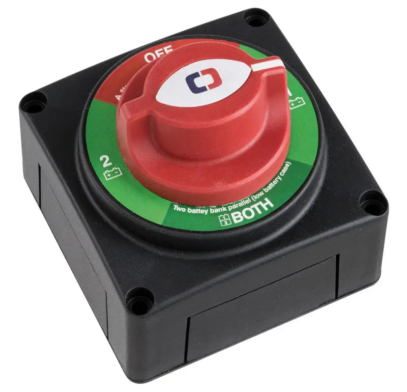 Ultimissimo Modello Interruttore/deviatore per batterie 550A OFF-1-BOTH-2