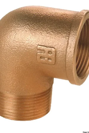 Prezzo Ridotto Gomito a 90° M-F in bronzo 3/4"