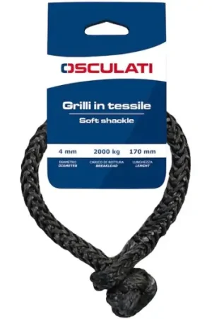 Grilli in tessile alta tenacità grigi 3 mm (set 2pz) Occasione Imperdibile