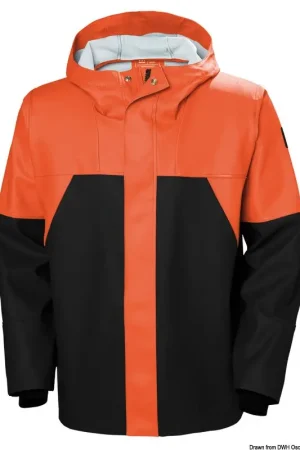 Di Tendenza HH Storm Rain Jacket arancio/nero S