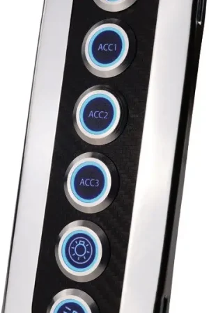 Offerta Pannello interruttori in fibra di carb. LED blu