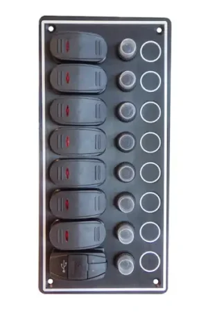 Solo Oggi PANNELLO A 7 INTERRUTTORI CON USB