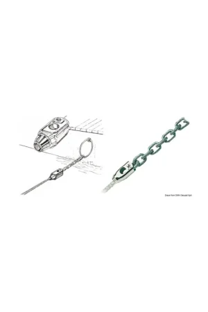 Adattatore cima-catena in acciaio inox AISI 316 lucidato Ultima Occasione
