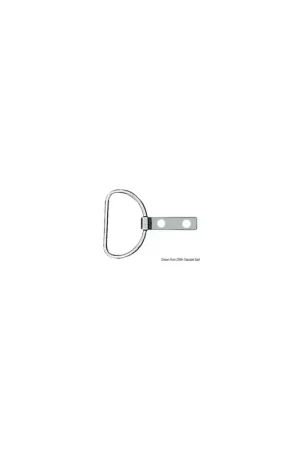 Anello con piastrina in acciaio inox Reso Gratuito