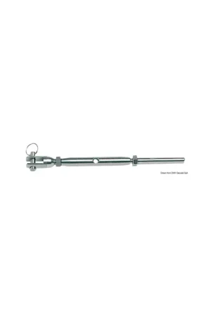 Tenditore tornito dalla barra con terminale a pressare su cavo inox Acquista Ora