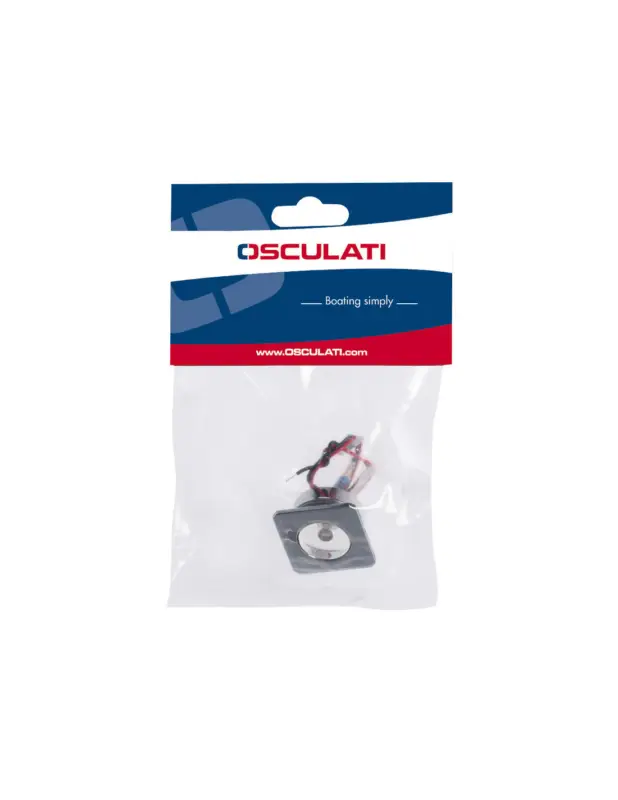 Compra Online Luce di cortesia LED da incasso frontale quadrato in ottone cromato