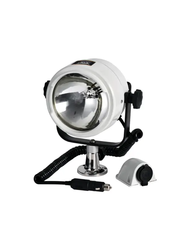 Faro di profondità Night Eye alogeno orientabile con base inox Di Tendenza
