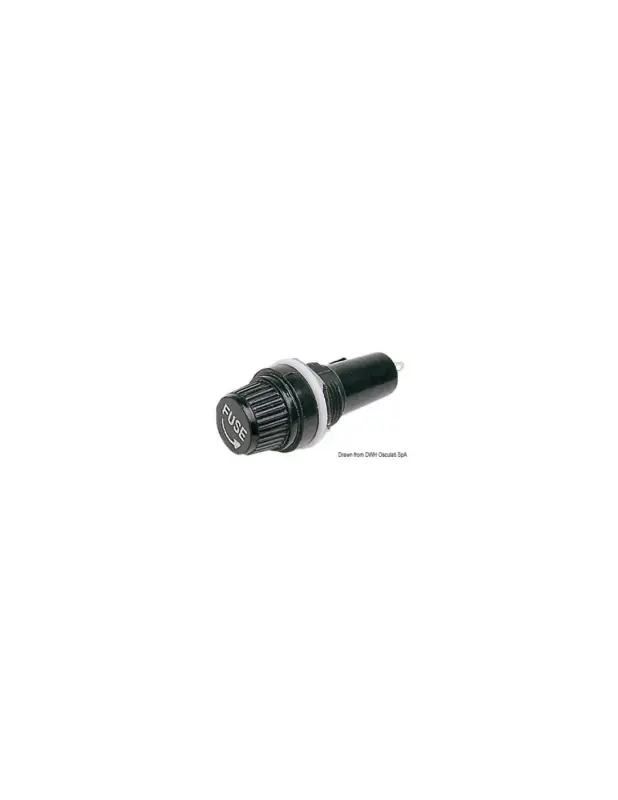 Must-Have Portafusibile ad incasso per fusibili in vetro 6,3x32 mm