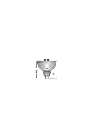 Lampadina alogena dicroica MR16 base G4 12V Reso Gratuito