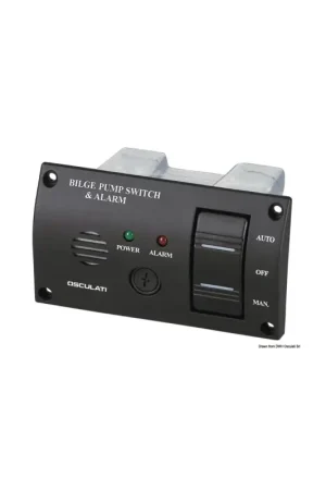 Pannello di controllo per pompe di sentina con allarme sonoro 80dB, 12/24V Ultime Pezzi