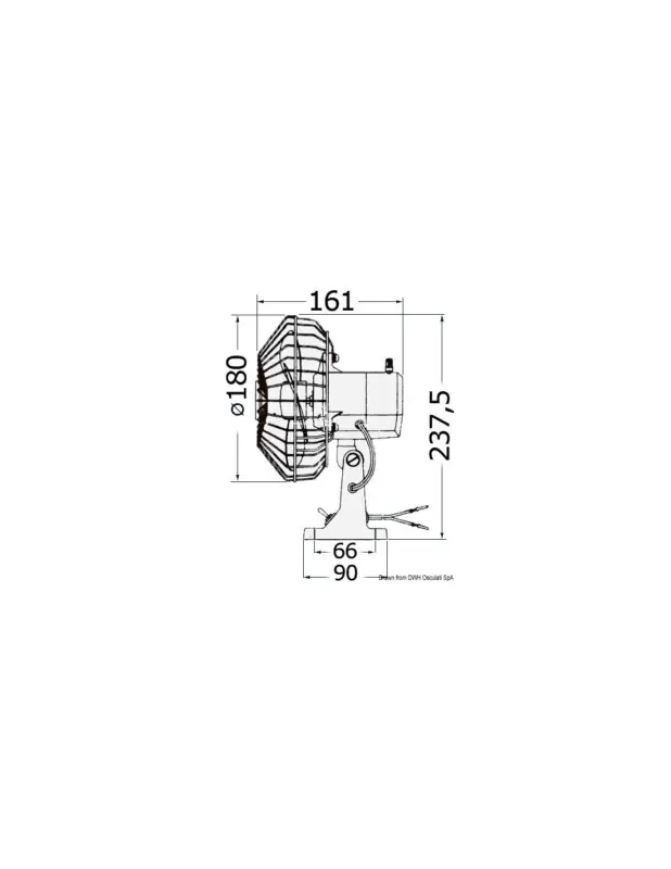 Prezzo Di Fabbrica TMC ventilatore orientabile 12V per cabina