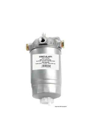 Filtro gasolio alluminio pressofuso, cartuccia 12 micron, 80 l/h Miglior Prezzo