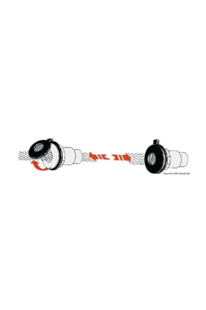 Valvola di non ritorno in plastica per scarichi a mare in ottone e inox Offerta Speciale