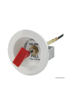 Saldi Vano ad incasso in ABS per comando flessibile Fuel Stop
