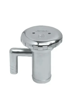 Must-Have Tappo rifornimento inox AISI 316 lucidato a specchio con sfiato incorporato