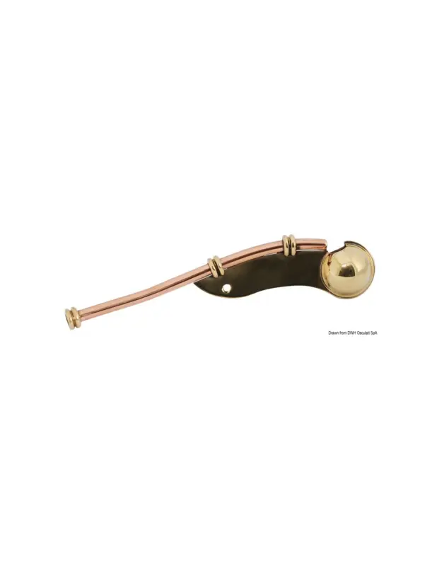 Fischietto nostromo in ottone, lunghezza 14 cm Economico