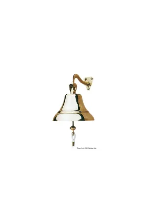 Prezzo Scontato Campana in bronzo sonoro lucidata a specchio con staffa e battacchio