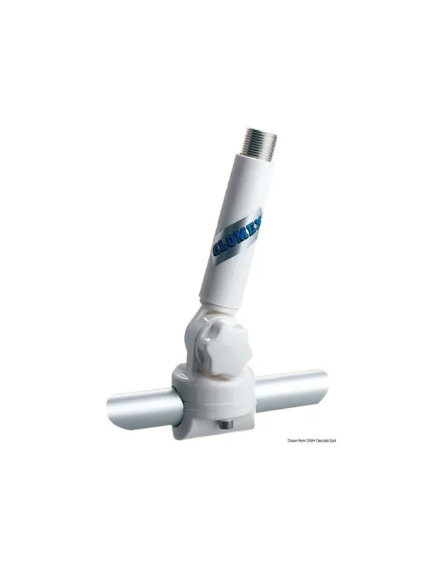 Glomex base snodata rialzata per pulpito, tubi 22/25 mm con prolunga 100 mm Promozione
