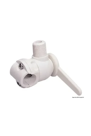 Supporto a leva per antenna GPS/VHF su pulpito, nylon bianco Ø 25 mm A Buon Prezzo