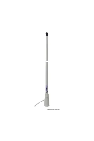 Quantità Limitata Glomex antenna VHF/CB in fibra di vetro, 150 cm, cavo coassiale 4,5 m