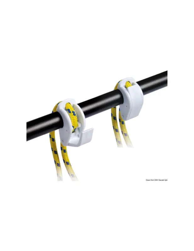 Economico Osculati Fender Flutes, reggaparabordi in nylon per battagliola 22/25 mm