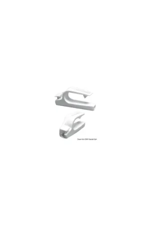 Economico Fend Fix aggancio rapido parabordo per battagliola in nylon bianco