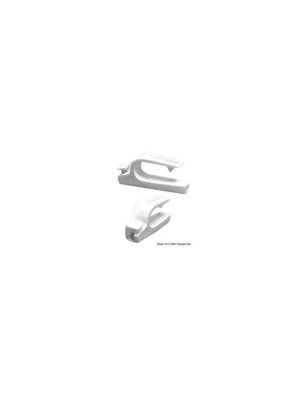 Economico Fend Fix aggancio rapido parabordo per battagliola in nylon bianco