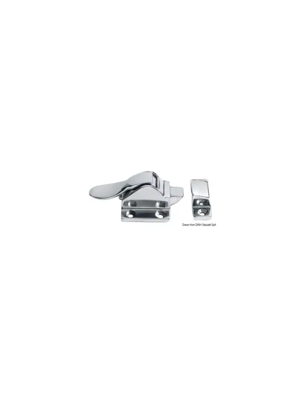 Solo Oggi Chiusura a scatto Osculati inox AISI 316 con maniglietta 48x38 mm