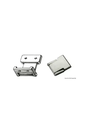 Cerniera flush deck ottone cromato senza sbalzo per portelli 34x28 mm Prezzo Scontato