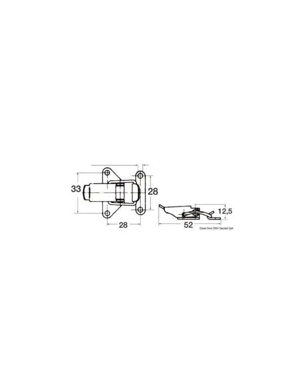 Promo Stagionale Chiusura a leva inox per cofani e sportelli, trazione max 150 kg