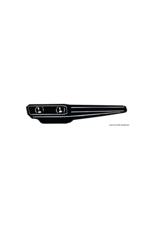 A Buon Prezzo Bitta a strozza in nylon nero Osculati, per scotte da 6 a 12 mm, L 155 mm