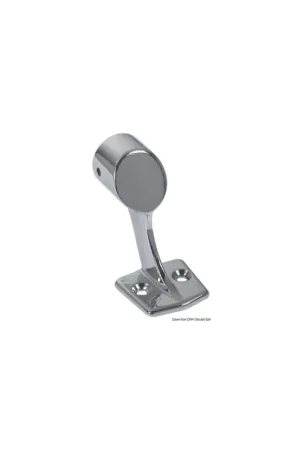 Supporto corrimano terminale a base rettangolare in ottone cromato Ultima Occasione