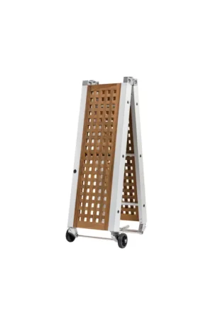 Passerella Osculati pieghevole alluminio con carabottino teak, 2,1 m x 36 Prezzo Ridotto