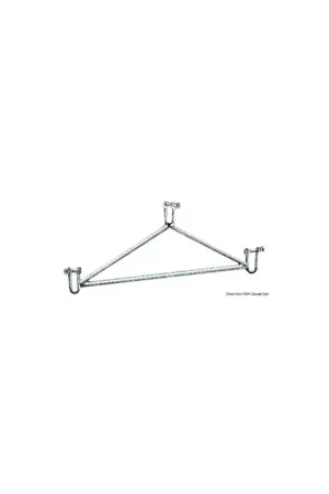 Bilancino in acciaio inox per sostegno passerella, larghezza 50 cm Occasione