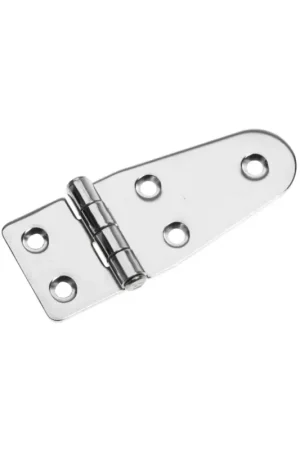 Roca cerniera inox AISI 316 specchio 100x40 mm perno Ø 9 mm Spedito Oggi