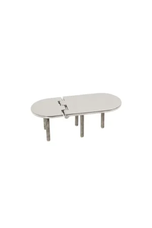 Cerniera inox AISI 316 lucida a specchio 145x65 mm nodo rovesciato 95° Prezzo Conveniente