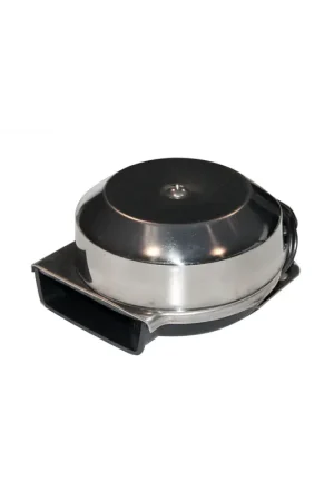 Professionale AAA tromba elettrica 12V acciaio inox e nylon, 105 dB, 370 Hz, 85x80x46 mm