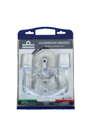 Tecnoseal kit anodi alluminio Mercruiser Bravo II, Bravo III 1989-2003 Di Tendenza